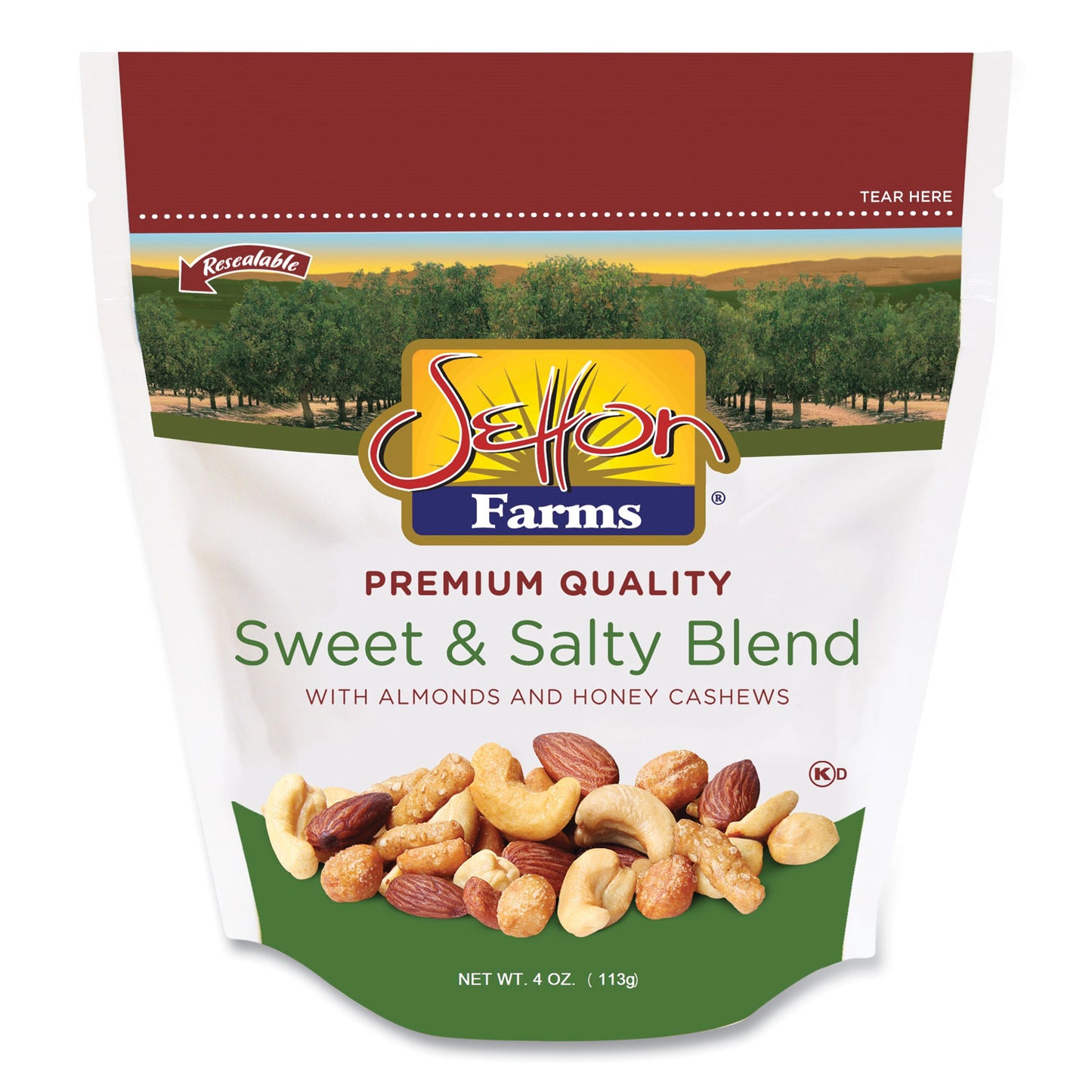 Setton Farms Sweet and Salty Blend, 4 oz Bag, 10/Carton (5913)