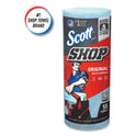 Scott Shop Towels, Standard Roll, 1-Ply, 9.4 x 11, Blue, 55/Roll, 12 Rolls/Carton (75147)