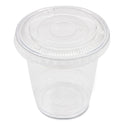 Karat PET Lids, Fits 8 oz to 10 oz Cold Cups, No Hole Flat Lid, Clear, 1,000/Carton (CKC78TSNH)