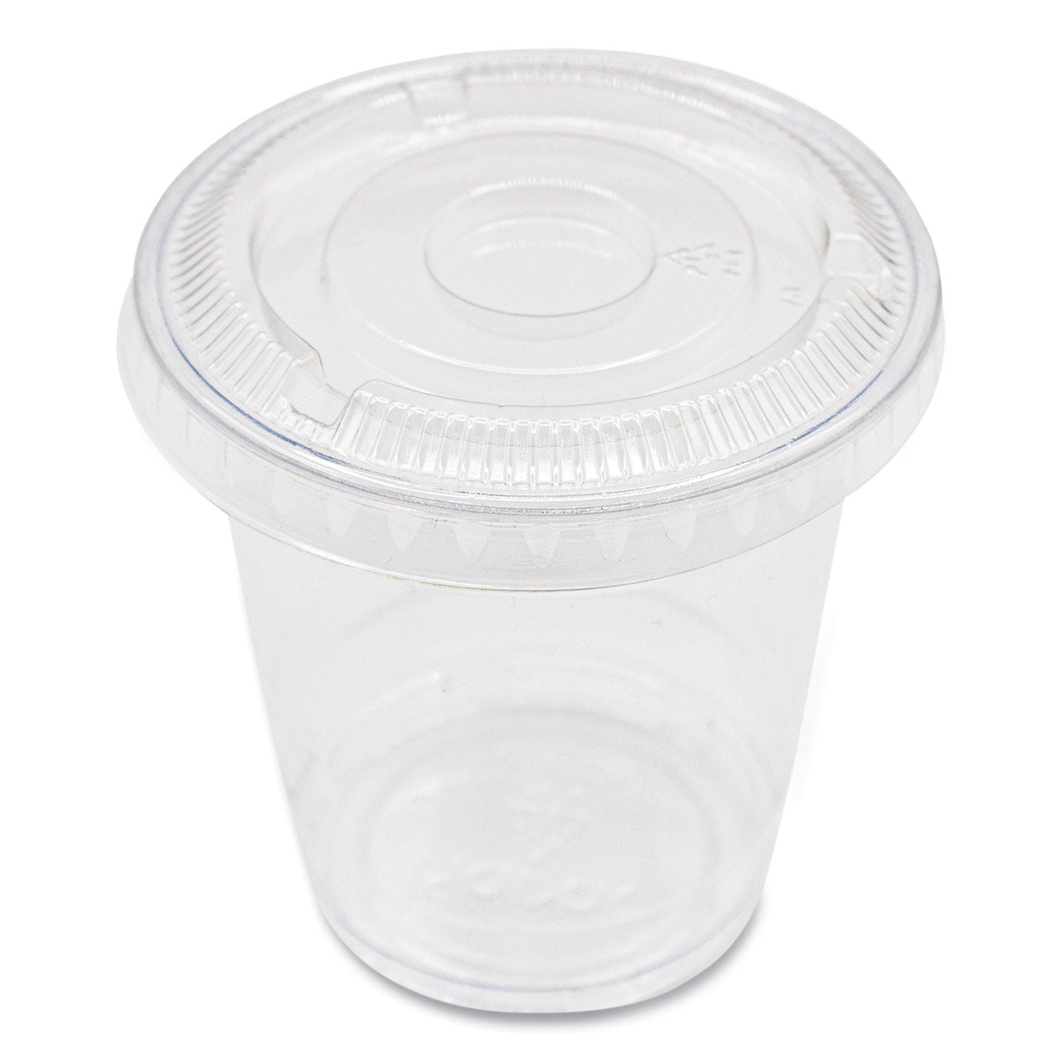 Karat PET Lids, Fits 8 oz to 10 oz Cold Cups, No Hole Flat Lid, Clear, 1,000/Carton (CKC78TSNH)