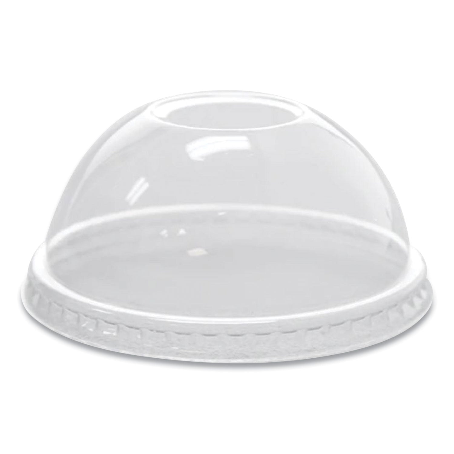 Karat PET Lids, Fits 8 oz to 10 oz Cold Cups, Dome Lid, Clear, 1,000/Carton (CKDL78)