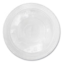 Karat PET Lids, Fits 32 oz Cold Cups, Flat Lid, Clear, 600/Carton (KRTCKCL1045)