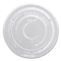 Karat PET Lids, 12 oz to 24 oz Cold Cups, No Hole Flat Lid, Clear, 1,000/Carton (CKC626TSNH)