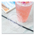Karat PET Lids, Fits 32 oz Cold Cups, Flat Lid, Clear, 600/Carton (KRTCKCL1045)