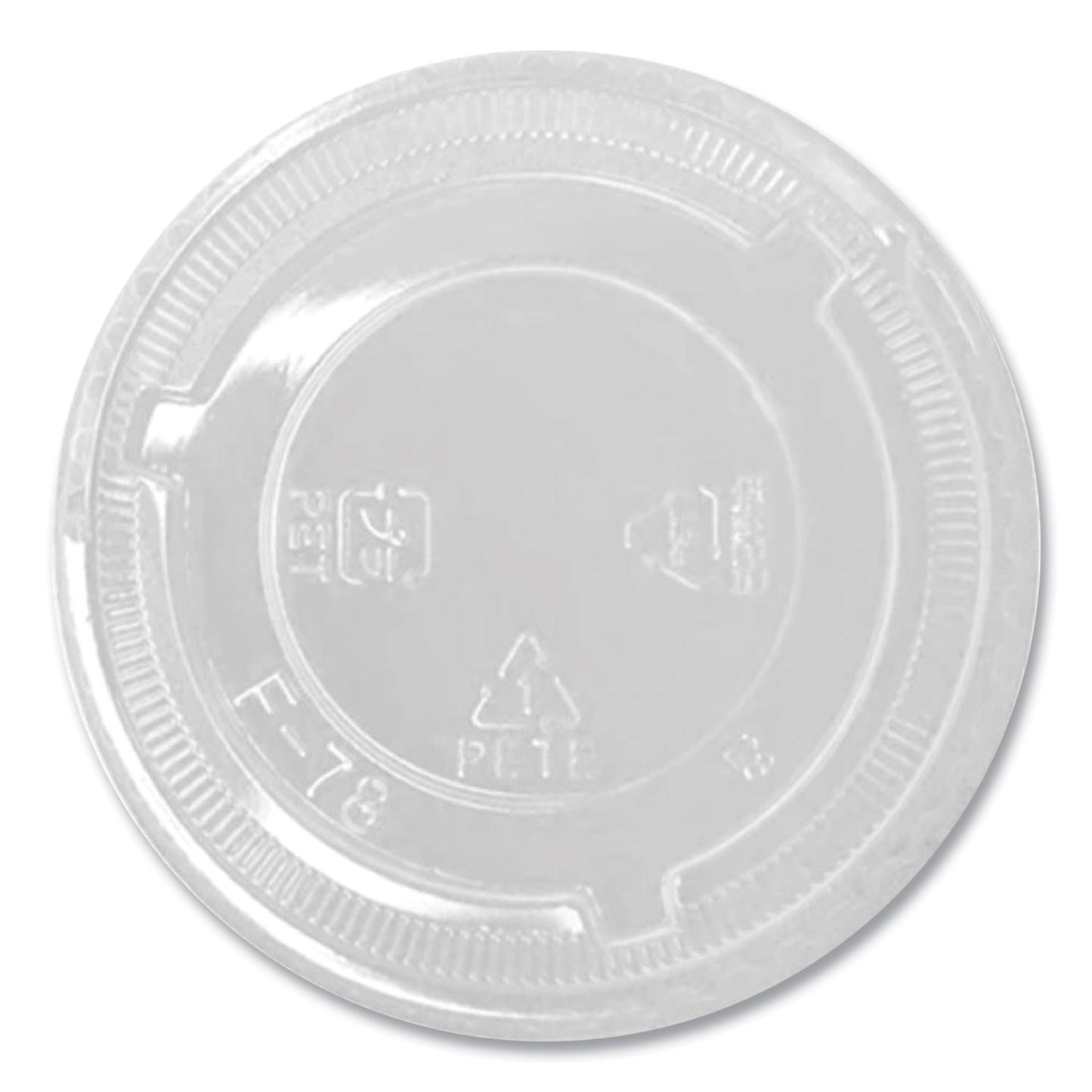 Karat PET Lids, Fits 8 oz to 10 oz Cold Cups, No Hole Flat Lid, Clear, 1,000/Carton (CKC78TSNH)