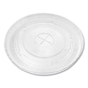 Karat PET Lids, Fits 12 oz to 22 oz Double Poly Paper Cold Cups, Flat Lid, Clear, 1,000/Carton (CKCL90)