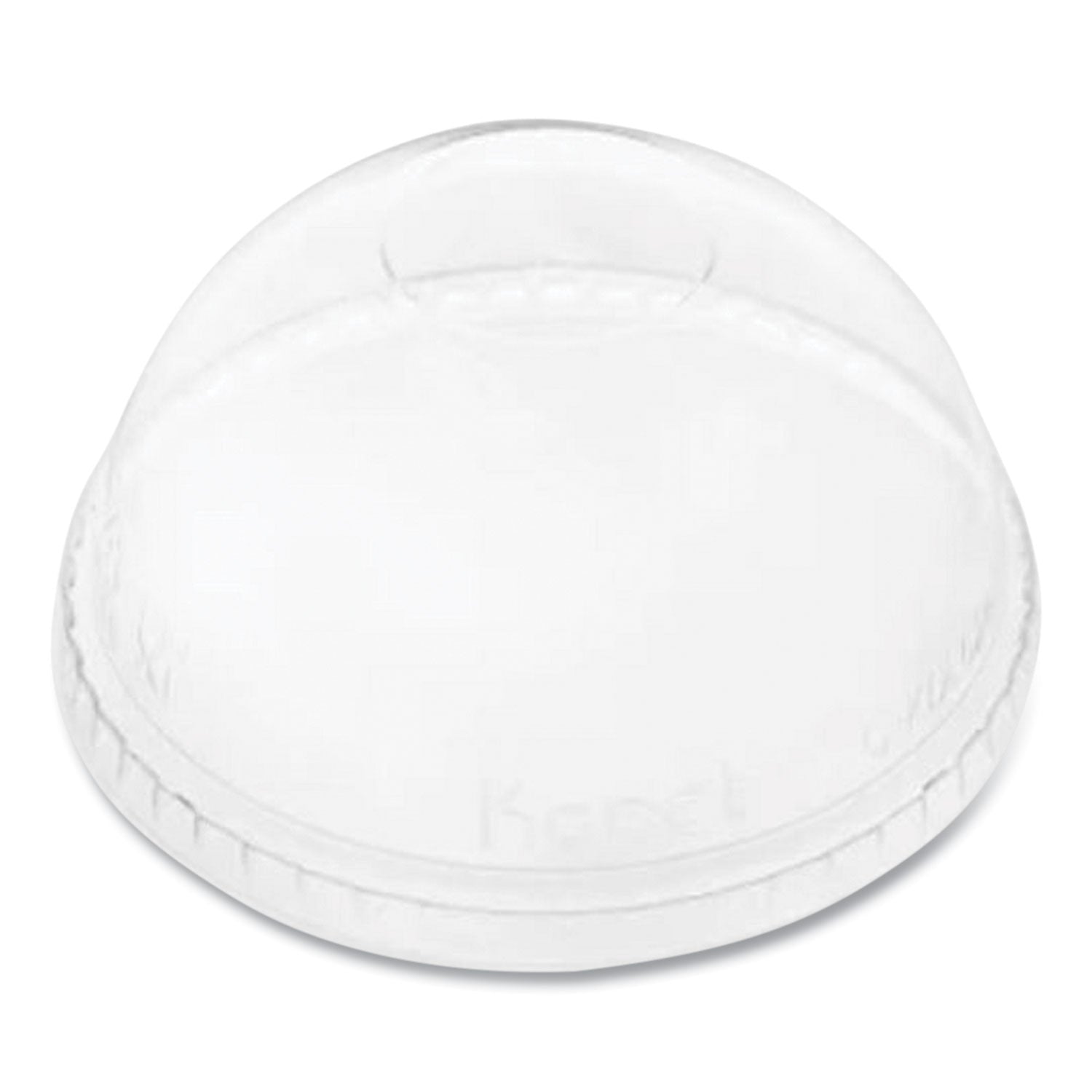 Karat PET Lids, Fits 12 oz to 24 oz Cold Cups, No Hole Dome Lid,,Clear, 1,000/Carton (CKDL626NH)