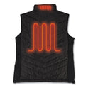 ergodyne N-Ferno 6495 Rechargeable Heated Vest with Battery Power Bank, Fleece/Polyester, Large, Black (41703)