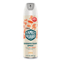 FamilyGuard Disinfectant Spray, Citrus Scent, 17.5 oz Aerosol Spray, 8/Carton (327151)