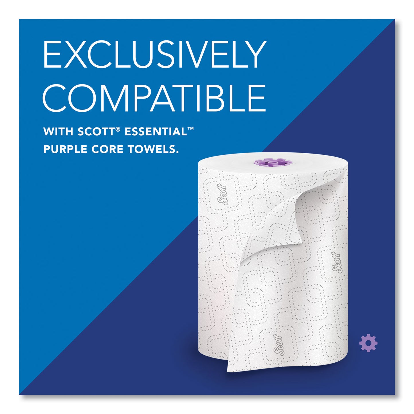 Scott Essential Electronic Hard Roll Towel Dispenser, 12.7 x 9.57 x 15.76, White (48858)