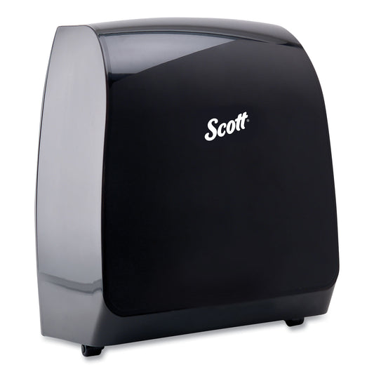 Scott Pro Mod Manual Hard Roll Towel Dispenser, 12.66 x 9.18 x 16.44, Smoke (34346)