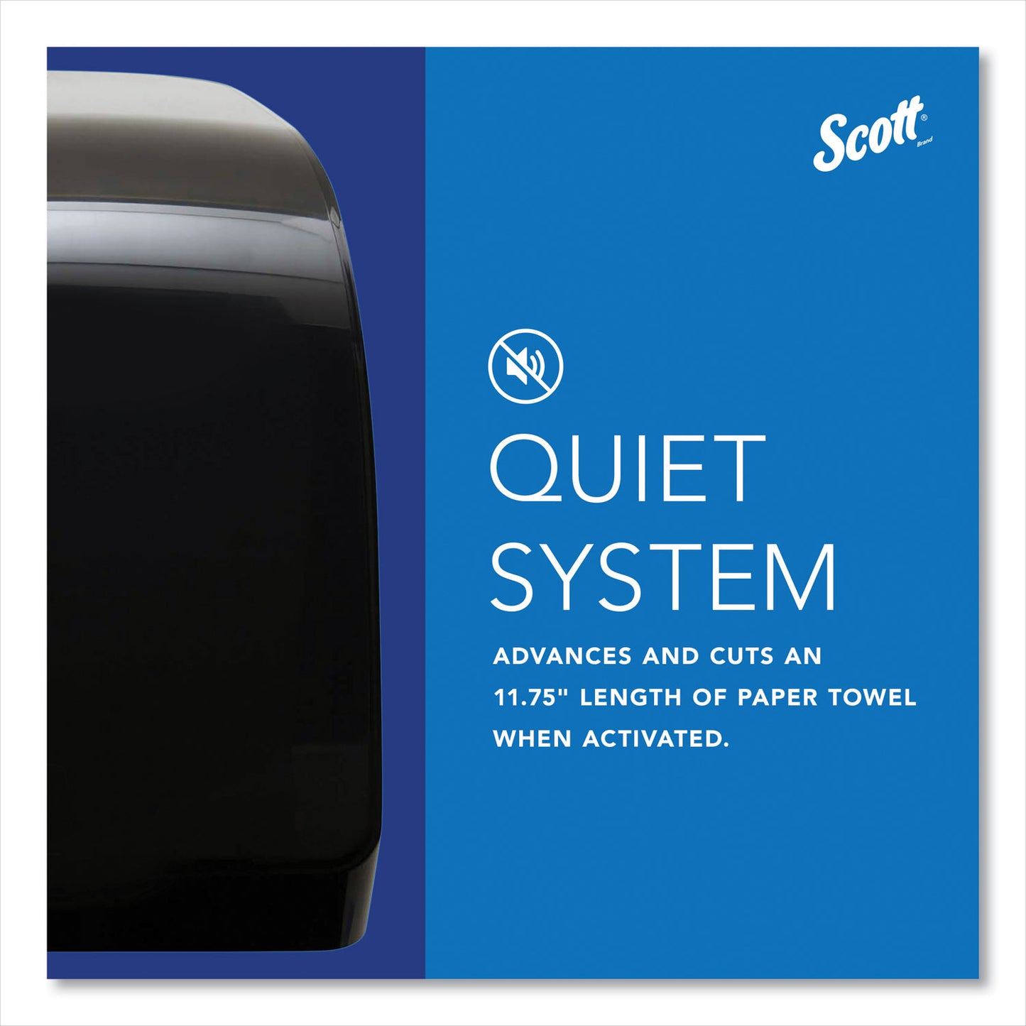 Scott Pro Mod Manual Hard Roll Towel Dispenser, 12.66 x 9.18 x 16.44, Smoke (34346)