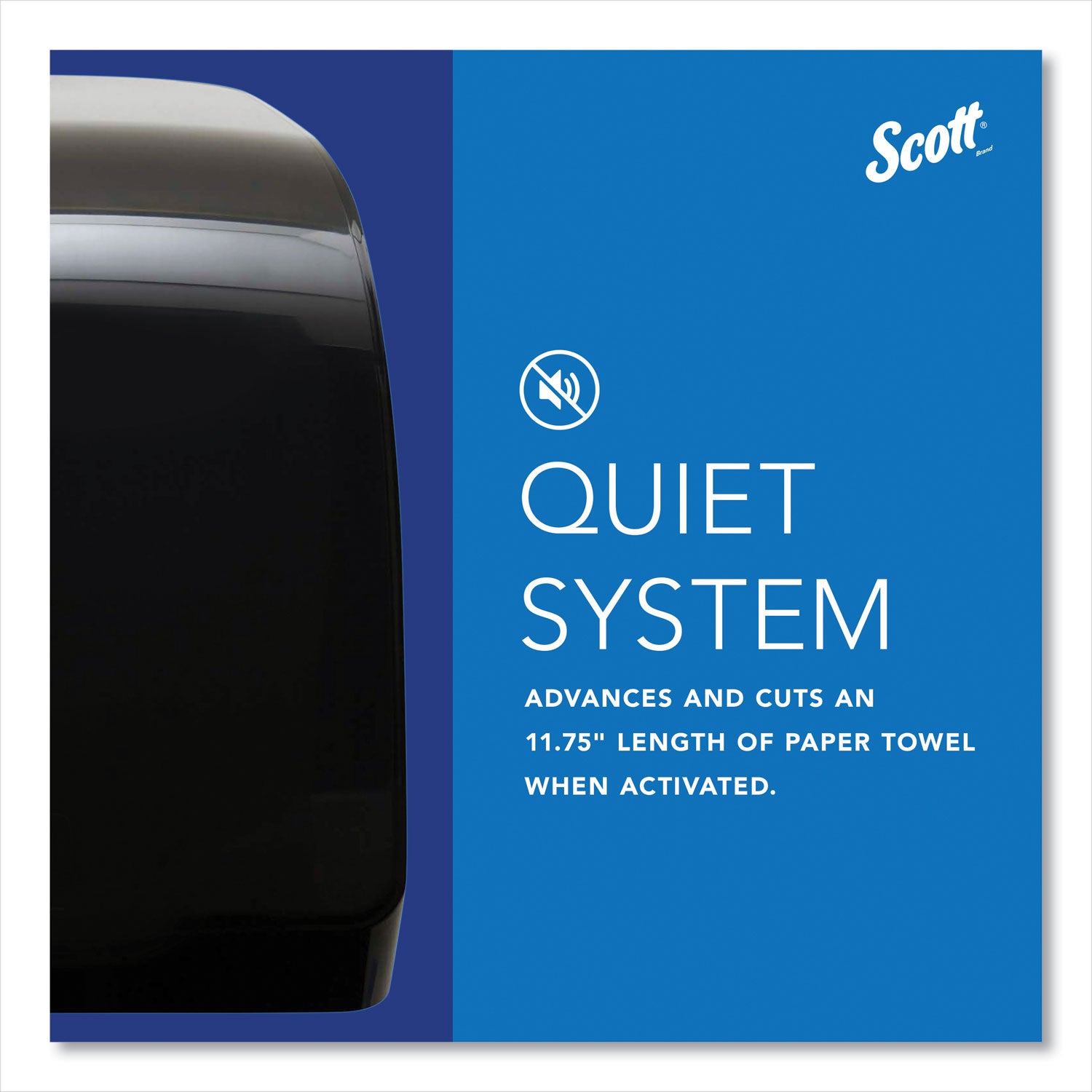 Scott Pro Mod Manual Hard Roll Towel Dispenser, 12.66 x 9.18 x 16.44, Smoke (34346)