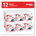 WypAll General Clean X60 Cloths, 1/4 Fold, 12.5 x 13, White, 76/Box, 12 Boxes/Carton (34865)