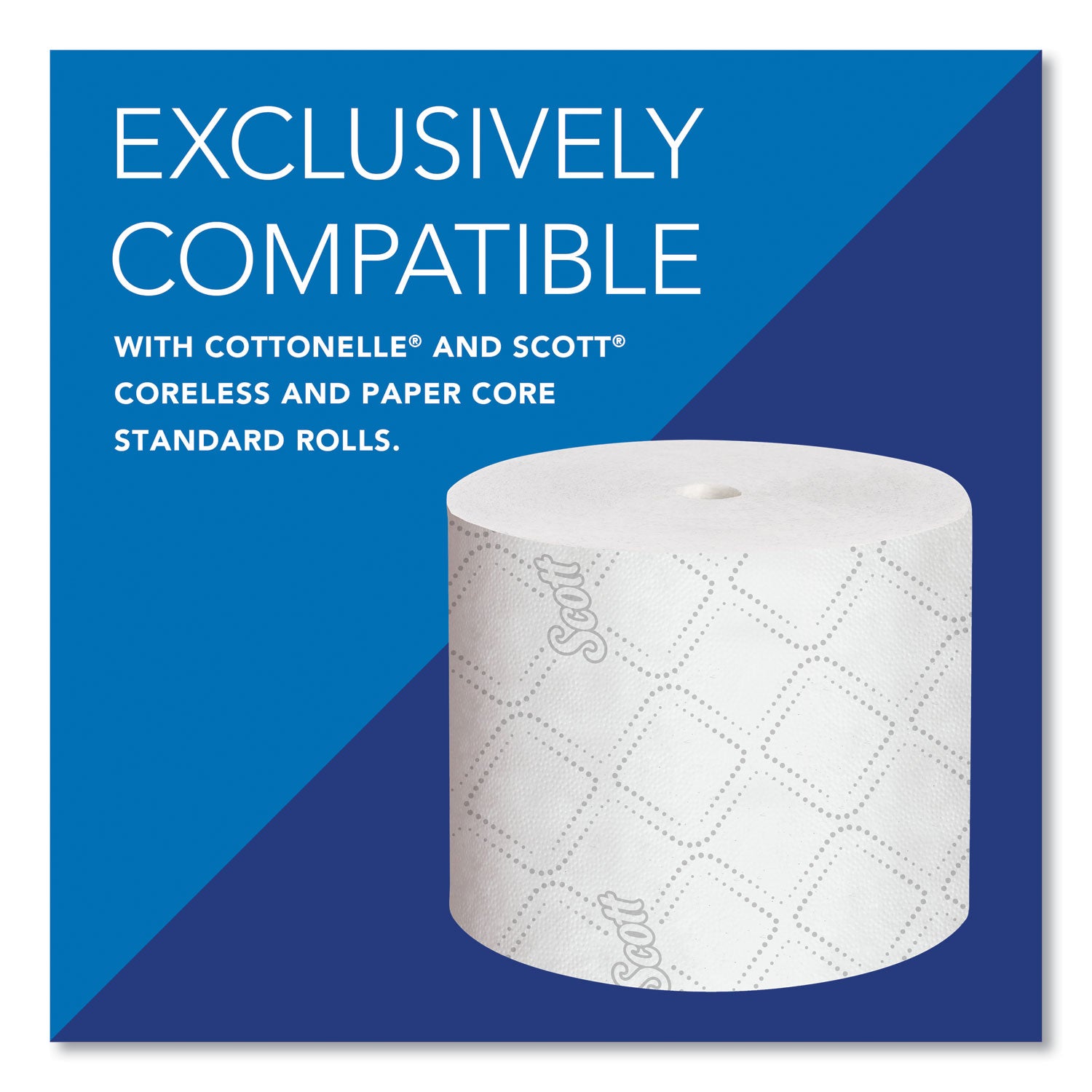 Scott Pro High Capacity Coreless SRB Tissue Dispenser, 11.25 x 6.31 x 12.75, White (44517)