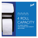 Scott Pro High Capacity Coreless SRB Tissue Dispenser, 11.25 x 6.31 x 12.75, White (44517)