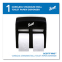 Scott Pro High Capacity Coreless SRB Tissue Dispenser, 11.25 x 6.31 x 12.75, Black (44518)