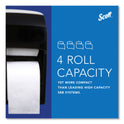 Scott Pro High Capacity Coreless SRB Tissue Dispenser, 11.25 x 6.31 x 12.75, Black (44518)