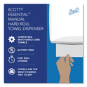 Scott Essential Manual Hard Roll Towel Dispenser, 13.06 x 11 x 16.94, Black (46253)