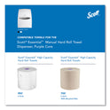 Scott Essential Manual Hard Roll Towel Dispenser, 13.06 x 11 x 16.94, White (46254)