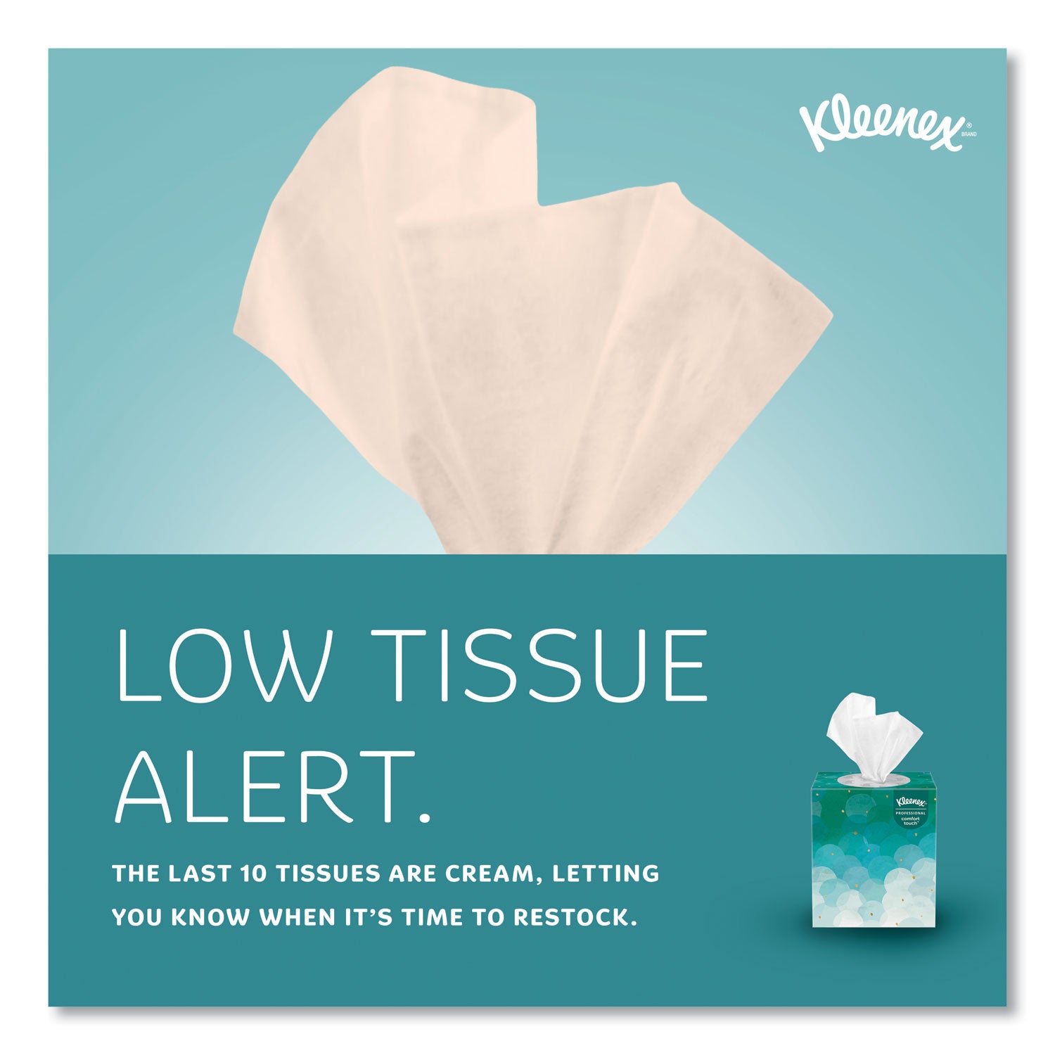 Kleenex Boutique White Facial Tissue, 2-Ply, Pop-Up Box, 90 Sheets/Box (21270BX)