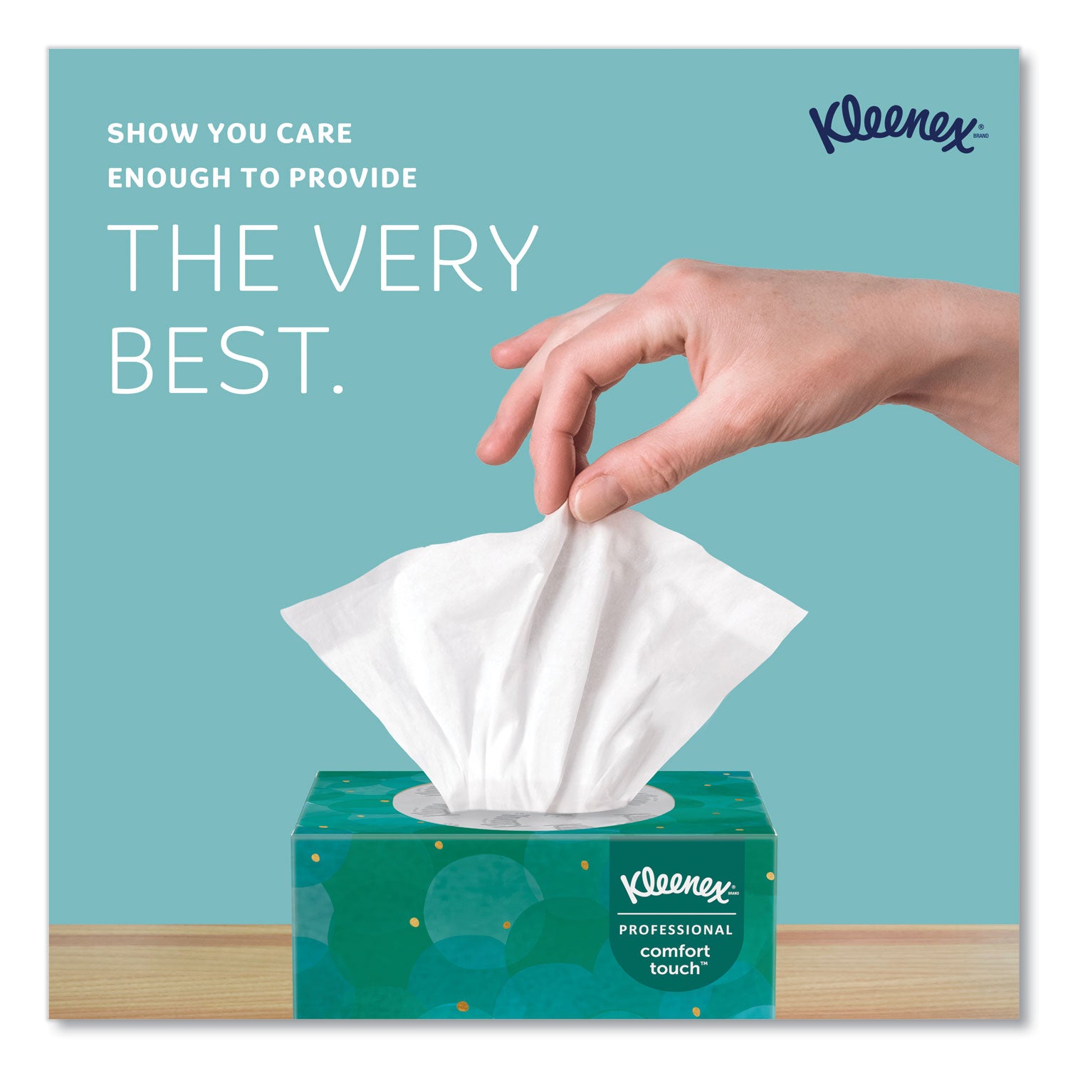 Kleenex Boutique White Facial Tissue for Business, Pop-Up Box, 2-Ply, 90 Sheets/Box, 36 Boxes/Carton (21270CT)