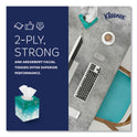 Kleenex Boutique White Facial Tissue for Business, Pop-Up Box, 2-Ply, 90 Sheets/Box, 36 Boxes/Carton (21270CT)