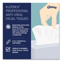 Kleenex Boutique Anti-Viral Facial Tissue, 3-Ply, White, Pop-Up Box, 60 Sheets/Box, 3 Boxes/Pack, 4 Packs/Carton (21286CT)