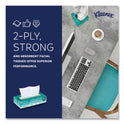 Kleenex White Facial Tissue for Business, 2-Ply, White, Pop-Up Box, 100 Sheets/Box (21400BX)