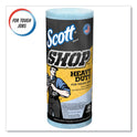 Scott Pro Shop Towels, Heavy Duty, 1-Ply, 10.4 x 11, Blue, 12 Rolls/Carton (32992)