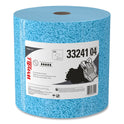 WypAll Oil, Grease and Ink Cloths, Jumbo Roll, 9.8 x 12.2, Blue, 717/Roll (33241)