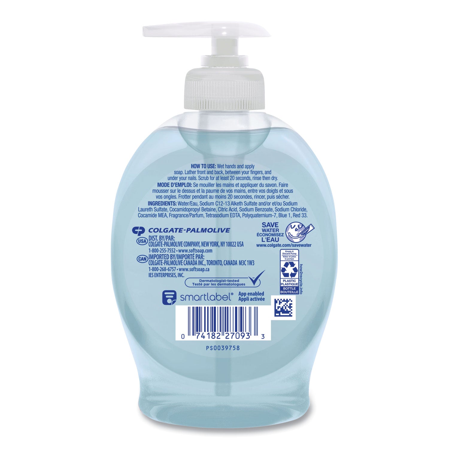 Softsoap Liquid Hand Soap Pumps, Fresh Breeze Scent, 7.5 oz, 6/Carton (US04964CT)