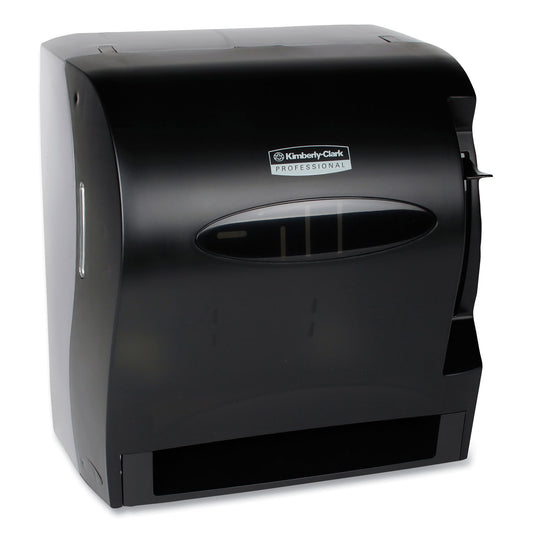 Kimberly-Clark Lev-R-Matic Roll Towel Dispenser, 13.3 x 9.8 x 13.5, Smoke (09765)