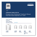 Kimberly-Clark Sanitouch Hard Roll Towel Dispenser, 12.63 x 10.2 x 16.13, White (09991)