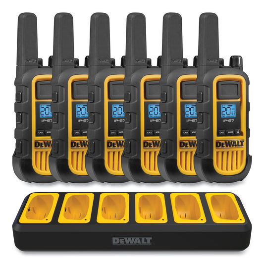 DeWalt DXFRS800BCH Two-Way Radios, 2 W, 22 Channels