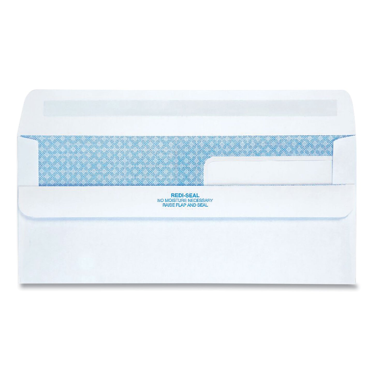 Quality Park Double Window Redi-Seal Security-Tinted Envelope, #9, Commercial Flap, Redi-Seal Adhesive Closure, 3.88 x 8.88, White, 250/CT (24519)