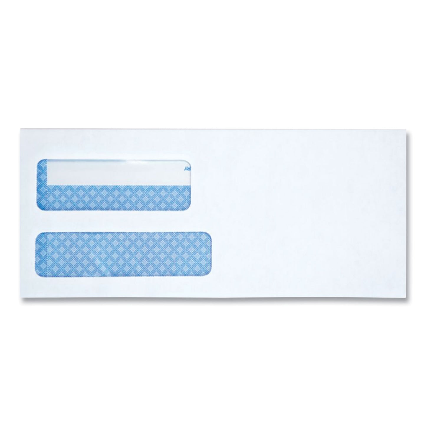 Quality Park Double Window Redi-Seal Security-Tinted Envelope, #9, Commercial Flap, Redi-Seal Adhesive Closure, 3.88 x 8.88, White, 250/CT (24519)