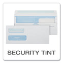 Quality Park Double Window Redi-Seal Security-Tinted Envelope, #10, Commercial Flap, Redi-Seal Adhesive Closure, 4.13 x 9.5, White, 500/BX (24559)