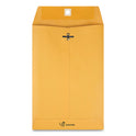 Quality Park Clasp Envelope, 28 lb Bond Weight Kraft, #63, Square Flap, Clasp/Gummed Closure, 6.5 x 9.5, Brown Kraft, 100/Box (37863)