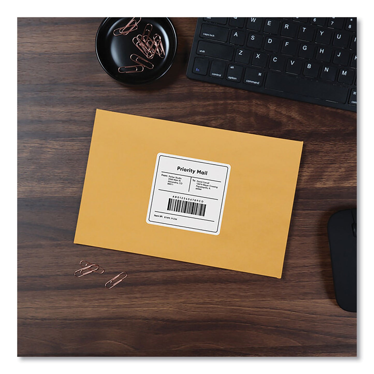 Quality Park Clasp Envelope, 28 lb Bond Weight Kraft, #63, Square Flap, Clasp/Gummed Closure, 6.5 x 9.5, Brown Kraft, 100/Box (37863)