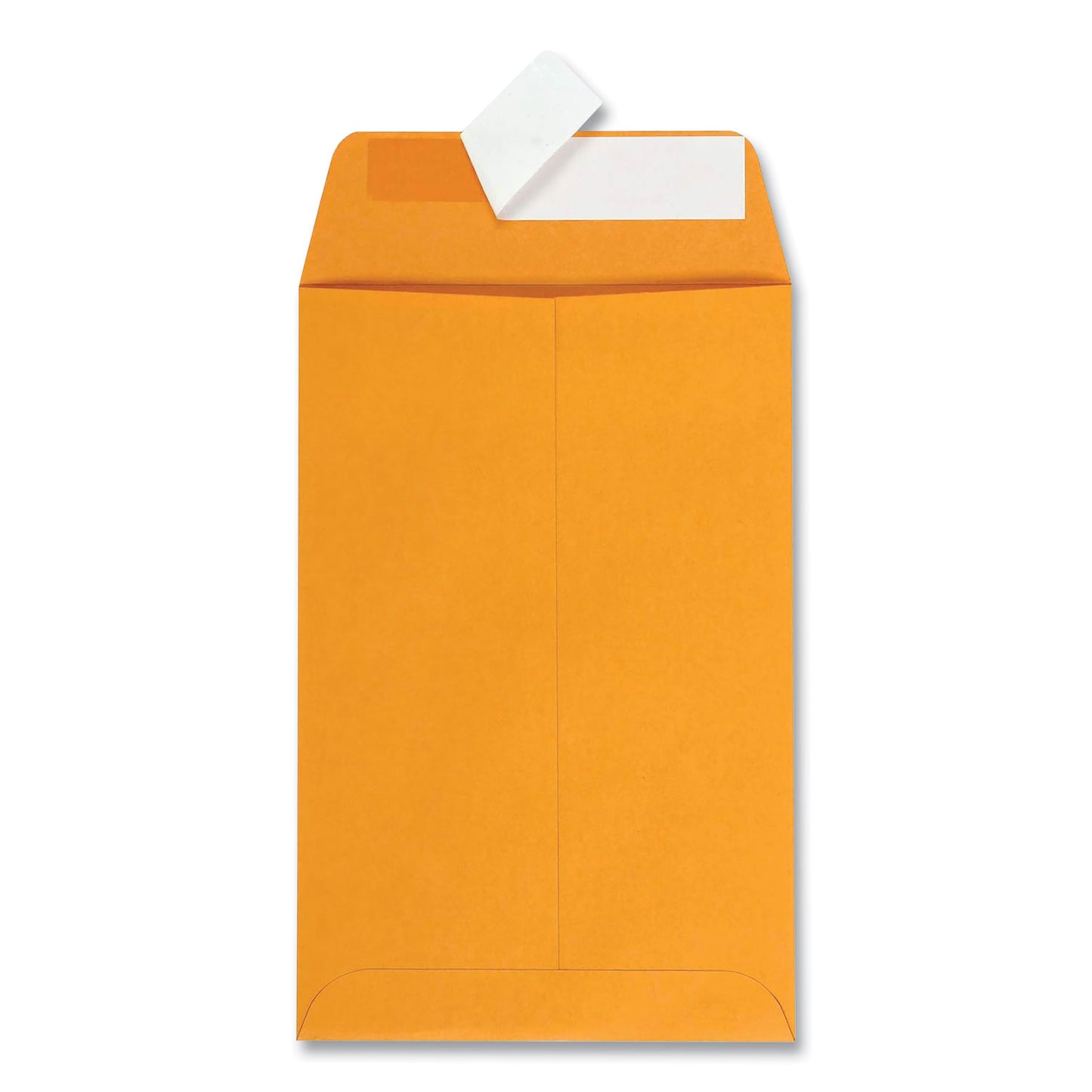 Quality Park Redi-Strip Catalog Envelope, #1, Cheese Blade Flap, Redi-Strip Adhesive Closure, 6 x 9, Brown Kraft, 100/Box (44162)