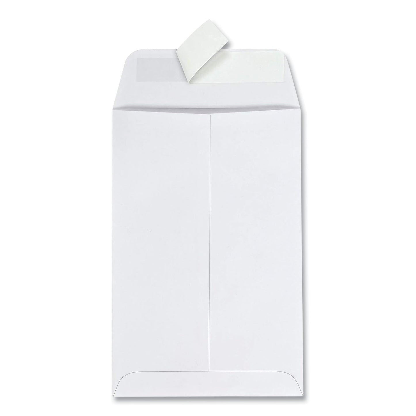 Quality Park Redi-Strip Catalog Envelope, #1, Cheese Blade Flap, Redi-Strip Adhesive Closure, 6 x 9, White, 100/Box (44182)