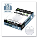 Quality Park Redi-Strip Catalog Envelope, #10 1/2, Cheese Blade Flap, Redi-Strip Adhesive Closure, 9 x 12, White, 100/Box (44582)