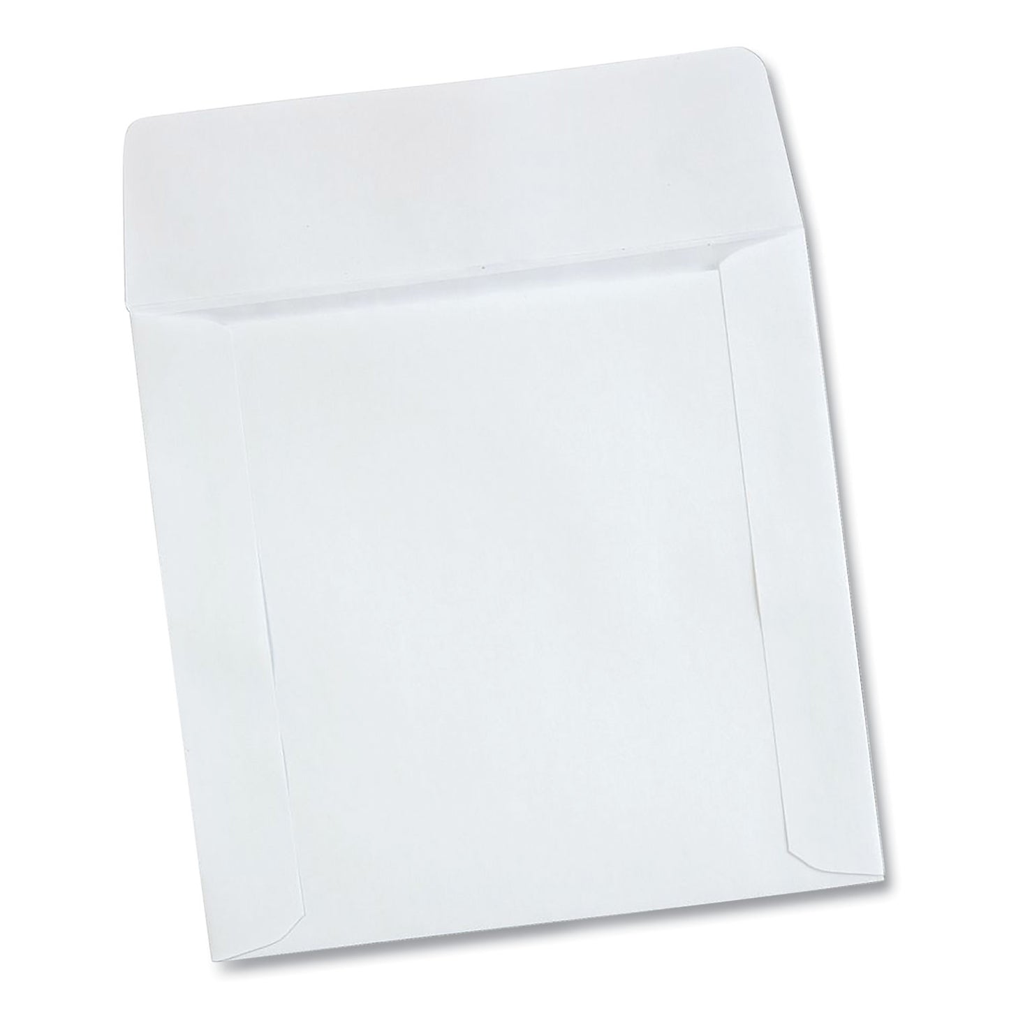 Quality Park CD/DVD Sleeves, 1 Disc Capacity, White, 100/Box (62903)