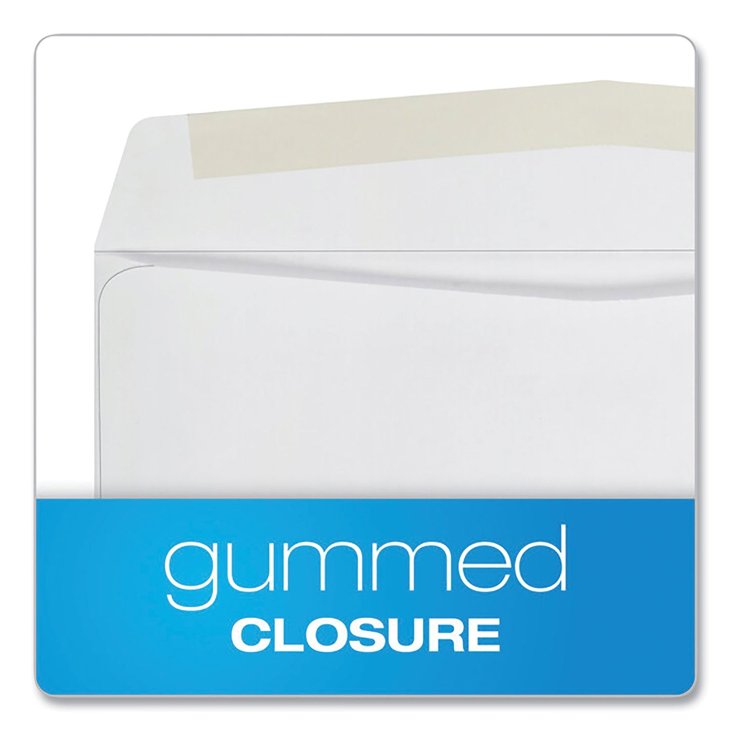 Quality Park Business Envelope, #10, Commercial Flap, Side Seam, Gummed Closure, 24 lb Bond Weight Paper, 4.13 x 9.5, White, 500/Box (90020)