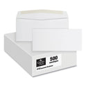 Quality Park Business Envelope, #10, Commercial Flap, Side Seam, Gummed Closure, 24 lb Bond Weight Paper, 4.13 x 9.5, White, 500/Box (90020)