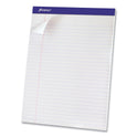 Ampad Perforated Writing Pads, Wide/Legal Rule, 50 White 8.5 x 11.75 Sheets, Dozen (20320)