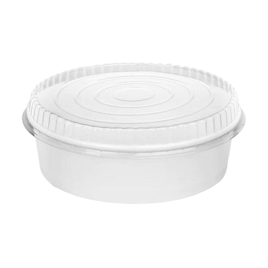 Karat Plastic Lid for Food Bucket, Clear, Plastic, 270/Carton (FPPSBL203OPS)