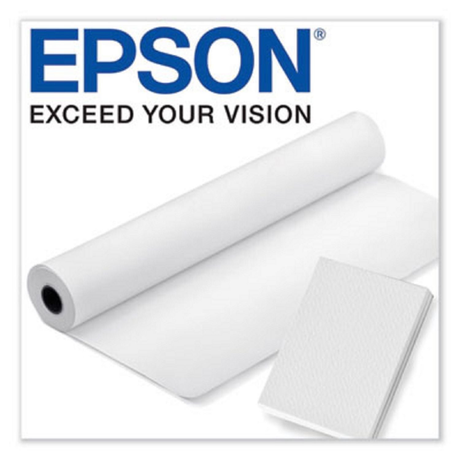 Epson Premium Luster Photo Paper Roll, 10 mil, 24" x 100 ft, Luster White (S450423)