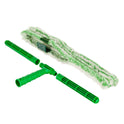 Unger Monsoon Plus StripWasher Complete with Green Plastic Handle, Green/White Sleeve, 18" Wide Sleeve, 10/Carton (MC450)